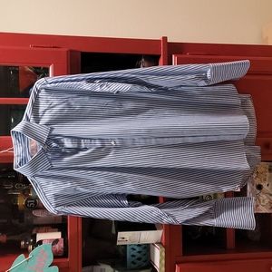 Mens Thomas pink prestige French cuffs dress shirt